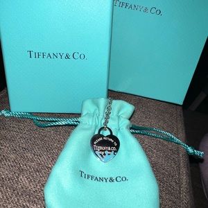TIFFANY&Co - Return to Tiffany splash necklace. With original dust bag, box& bag